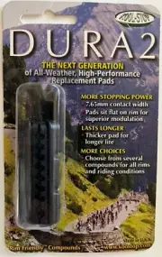 Kool-Stop Dura 2 Black Replacement Insert Brake Pads