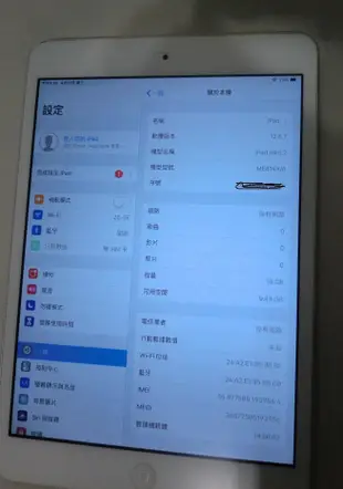 Apple iPad mini 2 16G 7.9吋平板電腦(A1490) 可裝SIM卡