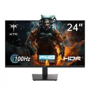 KTC H24V13 24 Inch 1080P Full HD Computer Monitor, 100Hz HDR10 Frameless Gaming