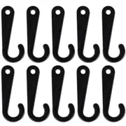 500 Pcs Plastic J-Hooks 1.8 Inch Sock Display Hooks for Socks Retail Display