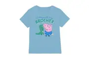 Peppa Pig Childrens/Kids Big Brother George T-Shirt (Sky Blue) - UTTV15166