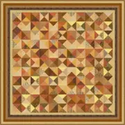 AUTUMN GARDENS - 82" x 82" - Quilt-Addicts Pre-cut Patchwork Quilt Kit