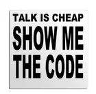 Talk Is Cheap Programmer Programming Language Code Jokes Idea Gift Fridge Magnet