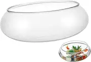 Transparent Desktop Aquarium Tank Multi Function Goldfish Supply Stylish Office Accessory for Home Durable Chic Design