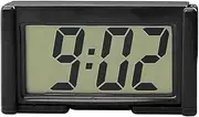 Mini Car Clock Auto Car Truck Dashboard Time Self-Adhesive Bracket Vehicle Electronic Digital Clock Adorable Quality and Practical Practical Processed