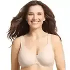Olga 35519 Sheer Leaves Minimizer Bra 38DD Butterscotch