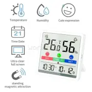 Indoor Digital Colorful LCD Thermometer Hygrometer Temperature Humidity Meter