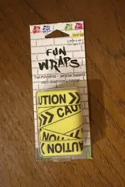 Fun Wraps 2.75” x 48” Youth Elastic Bandage Hook & Loop Closure Caution Tape