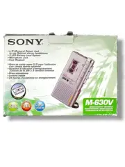 Sony M-630V Handheld Micro-Cassette Voice Recorder W/ Tape & Batteries NEW!