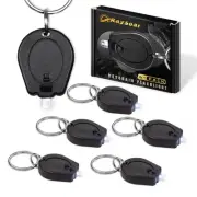 6 Pack Ultra Bright Mini LED Keychain Flashlight, Small Key Ring Flashlight, ...