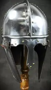 knight 18GA SCA Medieval Norman Nasal Helmet Viking Helmet