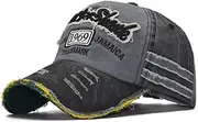 [HAMKVBPR] Baseball Cap Unisex Ragged Edge Baseball Cap Grinding Edge Sun Hat Couple Hat Outdoor Sports Hat(C)