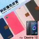 HTC Desire 12 2Q5V100 精彩款 斜紋撞色皮套 可立式 側掀 側翻 皮套 插卡 保護套 手機套