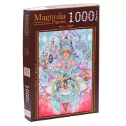 Magnolia 1000 Piece Jigsaw Puzzle - White Rabbit