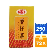 在飛比找蝦皮商城優惠-愛之味 麥仔茶 250ml (24入)x3箱【康鄰超市】