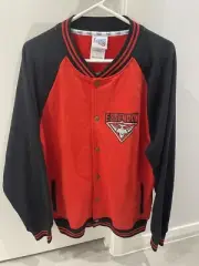 Essendon Bombers AFL Bomber Jacket Mens Size Large Vintage Style