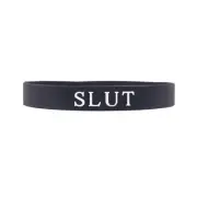 Love in Leather Silicone Whore Collar