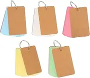 HONMEET Flash Cards Blank Cards for School Teachers Flashcards Binder Rings Memory Index Cards