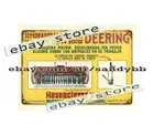 1914 Deering Disc Harrow seeders barns Spanish tin sign unframed wall decor