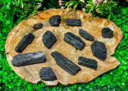 Wholesale 2.2 lbs. Natural Black Tourmaline Rough Pieces