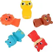 SUPVOX Educational Kids Animal Hand Puppets Simulation Models Safe Material Toys Finger Puppets for Toddlers Play