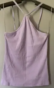 Witchery ctn rib halter tank size L