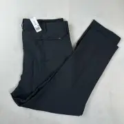 NWT Banana Republic Chino Pants Mens 40x29 True Black Tapered Performance Golf
