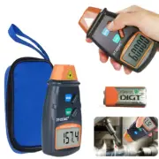 LCD Digital Laser Photo Tachometer Non Contact RPM Tach Last Max Min Value