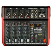Proel PLAYMIX8 8-Channel PA Mixer with DFX USB Player and BT