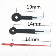 Second Watch Hands in White Black Red for Ronda 515 Quartz Movement 10X14X14mm