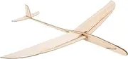 HOMOBABE Wooden Toy Plane Glider Easy to Assemble Fly Distance Airplane for Play Stable Flight Model Aircraft Kit for Boy Girl Adults