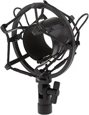 Universal Microphone Shock Mount, Mic Clip Holder Mount for Diameter 43mm-50mm Mic Anti Vibration Adjustable High Isolation Shock Mount
