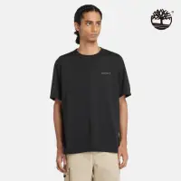 在飛比找momo購物網優惠-【Timberland】男款黑色抗UV 短袖T恤(A5YZ7