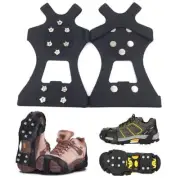 Ice Grippers Cleats Overshoe Anti Slip Crampons Ice Snow Shoes Spikes