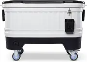 [Igloo] 125 Qt Party Bar Rolling Cooler with Bottle Opener and Catch Bins