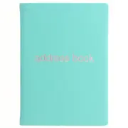 Letts Dazzle A6 Address Book Turquoise Coloured Notebook Home Office Stationery