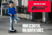 Jetson Jupiter Mini 3-Wheel Light Up Scooter Over 100 LEDs and Head Light