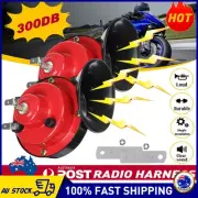 2X Super Horn 12V 300DB Super Loud Horn Snail Motorcycle Car Truck Train SUV (for: Jaguar)
