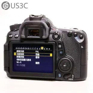 Canon EOS 70D 單機身 WiFi 2020萬像素 19點全十字型對焦 APS-C 單眼相機 二手品