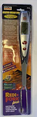 Maverick Redi Fork Pro Food Thermometer Grilling Fork W/ Light Barbecue ET-64