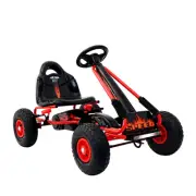 Rigo Kids Pedal Go Kart Car Ride On Toys Racing Bike Rubber Adjustable Seat New