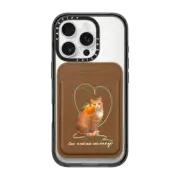 Snappy MagSafe Wallet Snappy™ BioVeg Wallet MagSafe Compatible Flying Orange Cat
