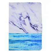 For Ipad Mini 2 / 3 / 4 Tpu Horizontal Flip Leather Case With Holder and Card Slot and Sleep / Wake-Up Function(Ocean)