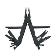 SOG PowerLock Compound Leverage Multitool w/Scissors -Black w/Nylon Sheath -EDC