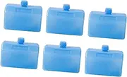 QSTDGVPW 6 Pieces Ice Crystal Boxes Breast Milk Pack Compact Portable Multifuctional Freezer Blocks Ice Block for Camping