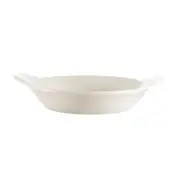 City Arts China 8 oz Stoneware Oval Welsh Rarebit Baking Dish, White | 36/Case