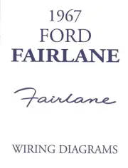 1967 FORD FAIRLANE WIRING DIAGRAM MANUAL