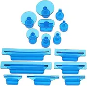 FELTECHELECTR 30Pcs Dent Pulling Kit for Auto Hail Damage Paintless Plastic Pull Tabs for Small Dent Removal Versatile Repair Tools for Cars Motorcycles and Surfaces