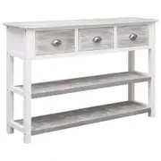 Sideboard Antique Grey 115x30x76 cm Wood