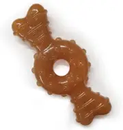 Ring Bone Chew Toy for Puppies, Puppy Teething Toys, Chicken Flavor, X-Small - u